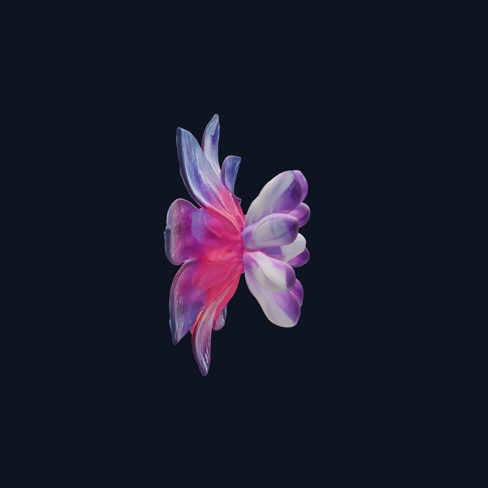 Iridescent Flower Model Pack